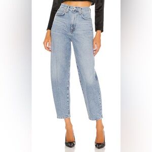 Agolde Balloon Ultra High Rise Curved Taper in Revival size 26